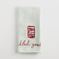HOME & YOU Kuchyňská utěrka "Pickled Goodies" 37 x 50 cm - sv. zelená