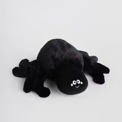 HOME & YOU Plyšový pavouk 33 cm - černá