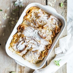 Zapečené palačinky s tvarohem