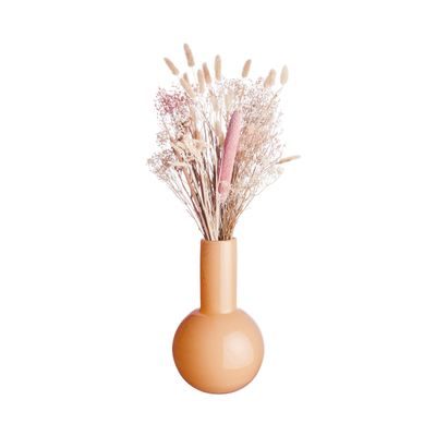 CANDY Váza 30 cm - sv. oranžová