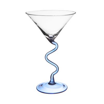 CANTARE Sklenice na martini - modrá