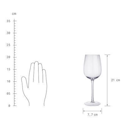 MODERN TIMES Sklenice na bílé víno 400 ml