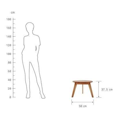 ROPE ISLAND Odkládací stolek 50 cm