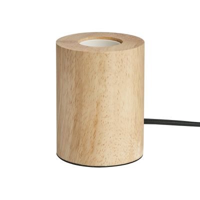 STILO Stolní lampa dřevěná kulatá 11 cm