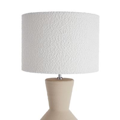 FREJA Stolní lampa 85 cm - béžová/bílá