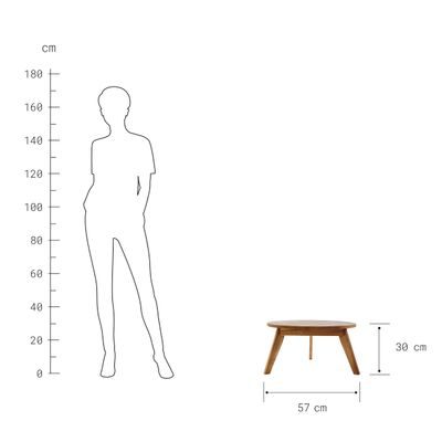 ROPE ISLAND Odkládací stolek 57 cm