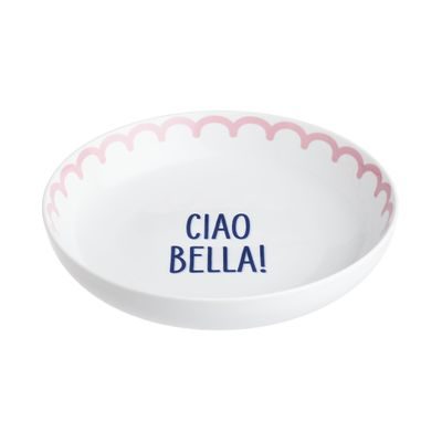 VACANZA Talíř na těstoviny "Ciao Bella!"
