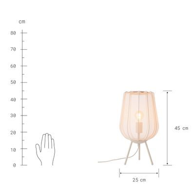 AMAL Stolní lampa 45 cm - béžová