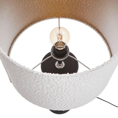 FREJA Stolní lampa 70 cm - černá/bílá