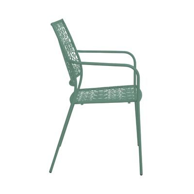 NANCY Zahradní židle s područkami - šalvějová