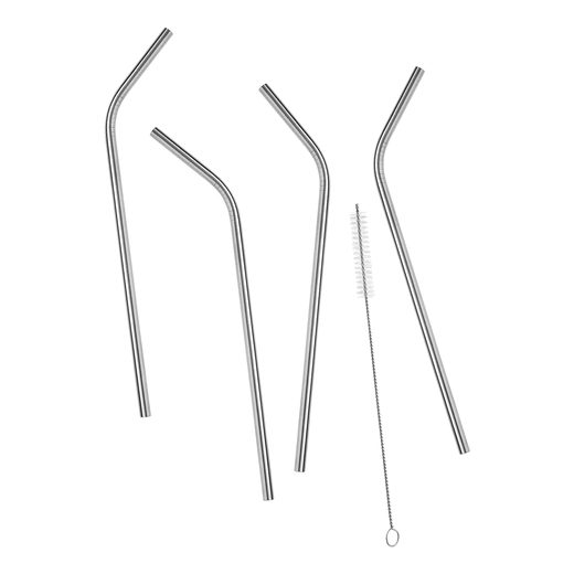 MANHATTAN LOUNGE BRČKA Z UŠLECHTILÉ OCELI SET 5 KS - STŘÍBRNÁ