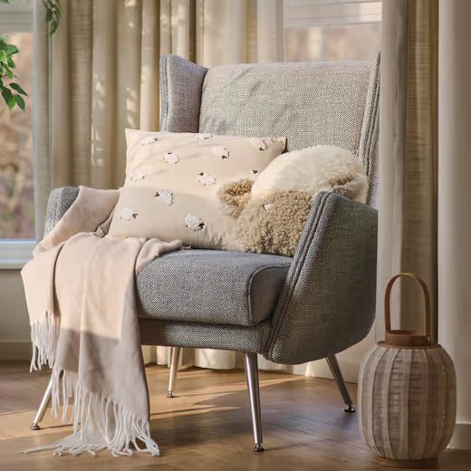 HOME & YOU POVLAK NA POLŠTÁŘ VYŠÍVANÝ BERÁNCI 45 X 45 CM