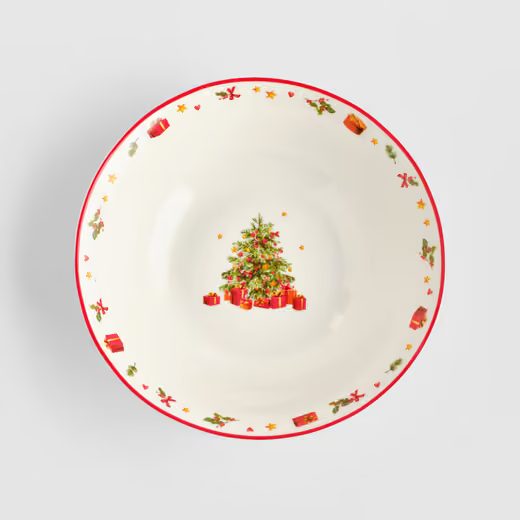 HOME & YOU MISKA STROMEK 18 CM - BÍLÁ