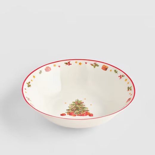 HOME & YOU MISKA STROMEK 18 CM - BÍLÁ