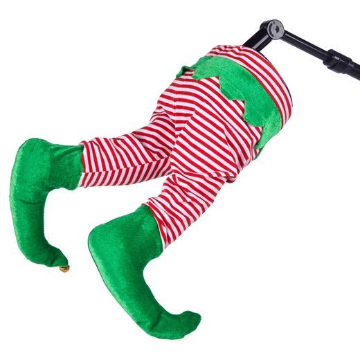 X-MAS OZDOBA NOHY VE STROMĚ ELF 35 CM