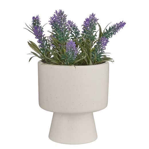 BLOMST KVĚTINÁČ 15 CM - KRÉMOVÁ