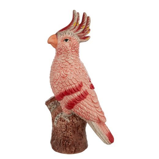 LORA DEKORACE PAPOUŠEK 32 CM - SV. RŮŽOVÁ