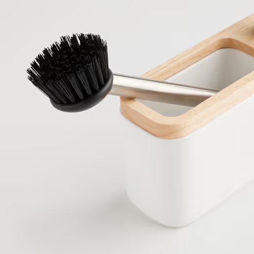 HOME & YOU DÁVKOVAČ NA SAPONÁT S DRŽÁKEM NA KARTÁČ - BÍLÁ