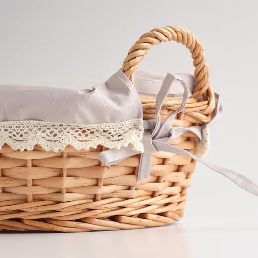 HOME & YOU KOŠÍK PROUTĚNÝ 27 X 40 CM - PŘÍRODNÍ