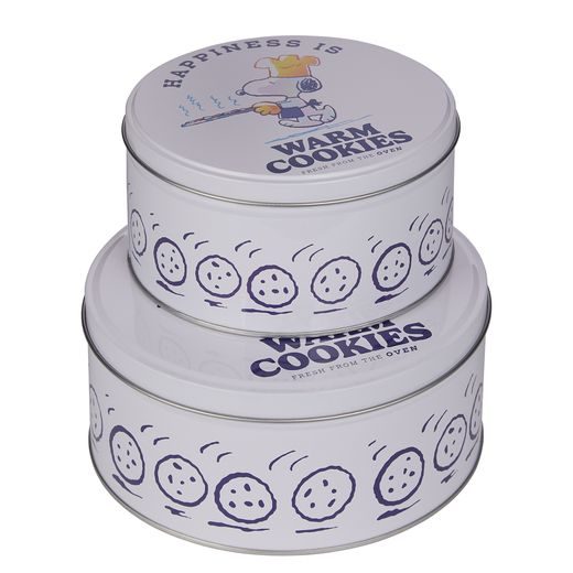 PEANUTS DÓZA "WARM COOKIES" VELKÁ - BÍLÁ