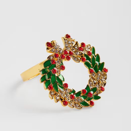 HOME & YOU SADA VÁNOČNÍCH KROUŽKŮ NA UBROUSKY 4 KS