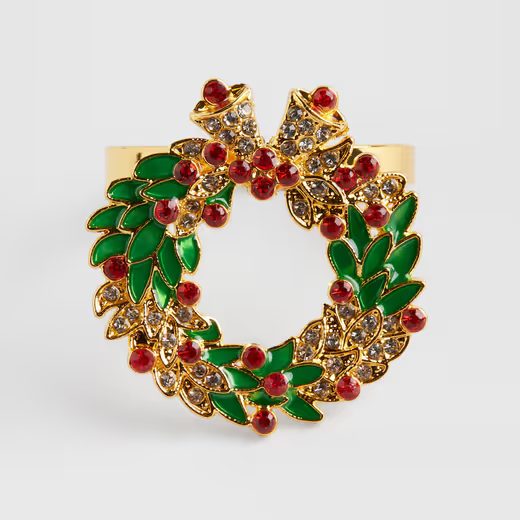 HOME & YOU SADA VÁNOČNÍCH KROUŽKŮ NA UBROUSKY 4 KS