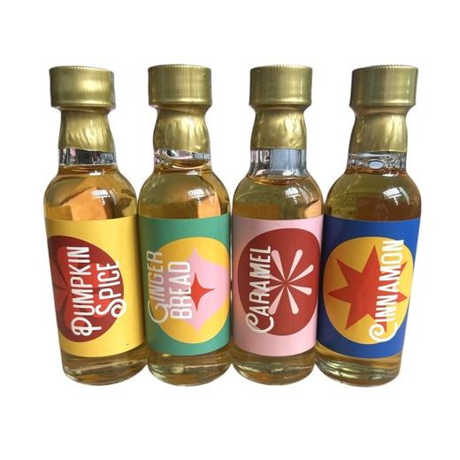 SANTA'S SYRUP SLEIGH SADA SIRUPŮ 45 ML 4 KS