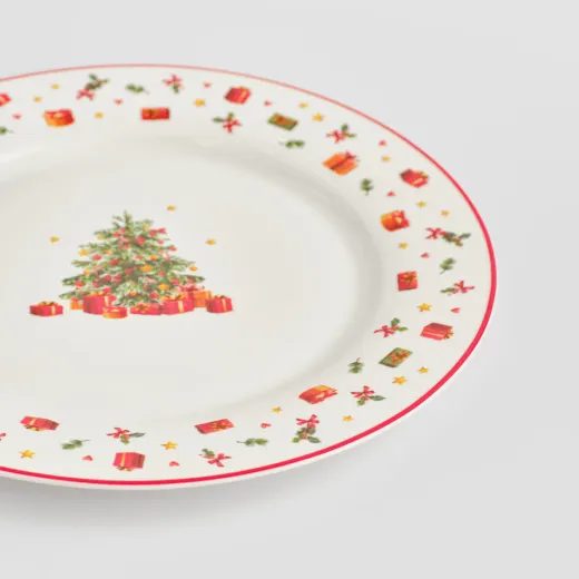 HOME & YOU TALÍŘ STROMEK 28 CM - BÍLÁ
