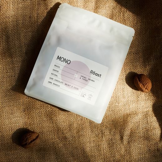 RÖAST PRAŽENÁ ZRNKOVÁ KÁVA "BRAZIL MONO" 200 G