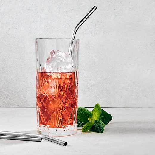 MANHATTAN LOUNGE BRČKA Z UŠLECHTILÉ OCELI SET 5 KS - STŘÍBRNÁ