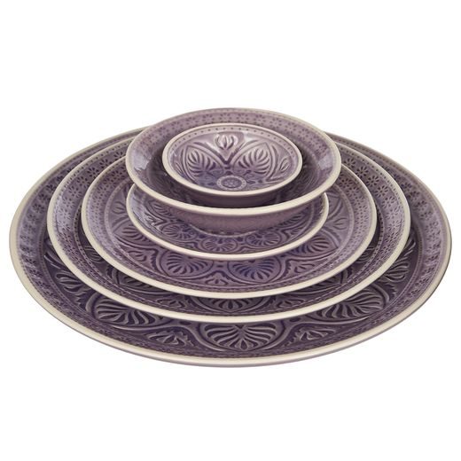 SUMATRA TALÍŘ 25 CM - LEVANDULOVÁ