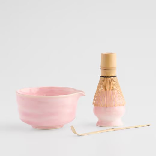 HOME & YOU MATCHA SET 4 KS - RŮŽOVÁ