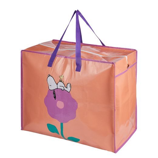 BAG ATTACK TAŠKA JUMBO SNOOPY A KVĚTINA - ORANŽOVÁ