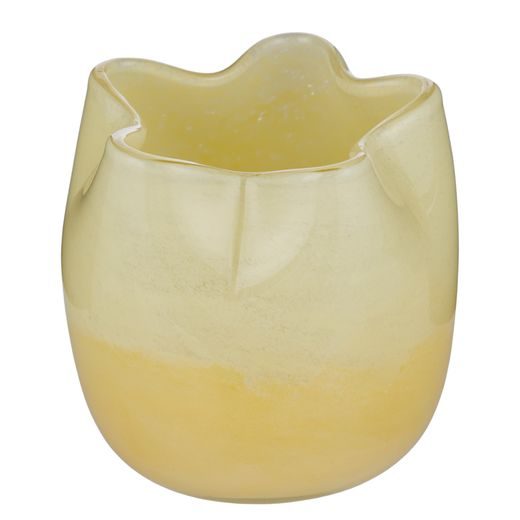 FUSED SVÍCEN NA ČAJOVOU SVÍČKU 11 CM - ŽLUTÁ