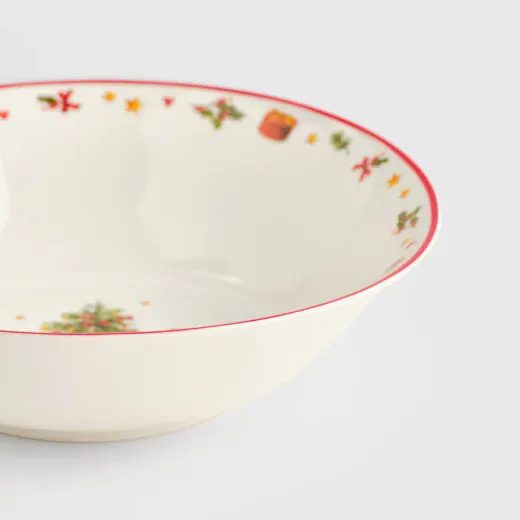 HOME & YOU MISKA STROMEK 18 CM - BÍLÁ