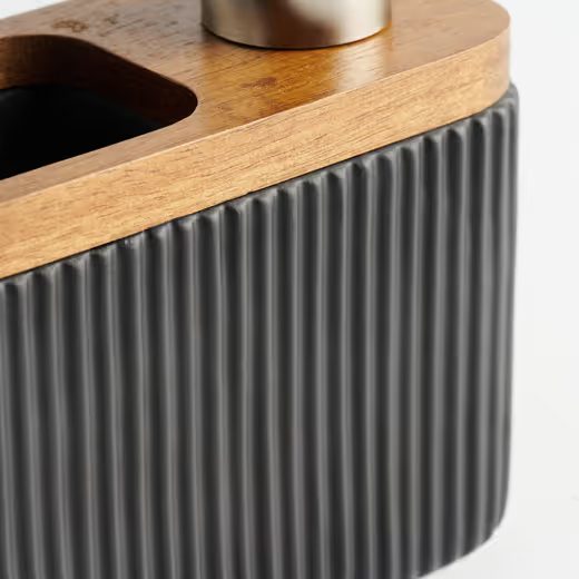 HOME & YOU DÁVKOVAČ NA SAPONÁT S DRŽÁKEM NA KARTÁČ - ČERNÁ