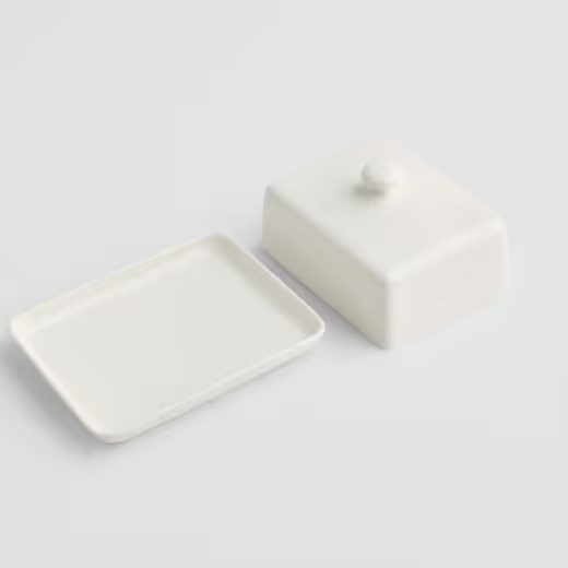 KERAMICKÁ MISKA NA MÁSLO HOME &AMP; YOU 16 CM , BÍLÁ