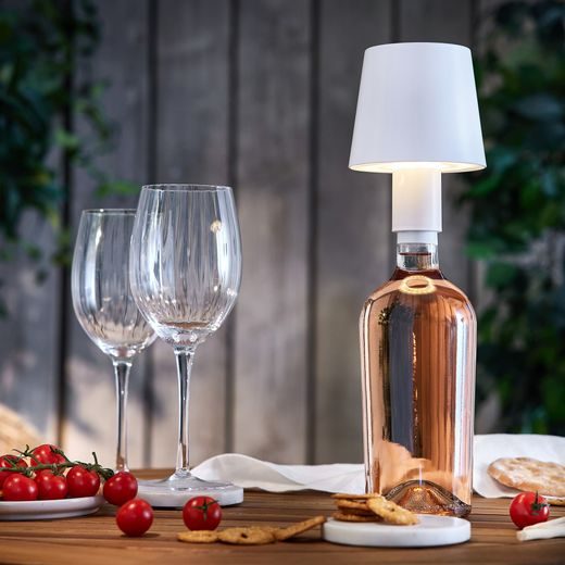 BOTTLE LIGHT LED SVÍTIDLO NA LAHEV - BÍLÁ