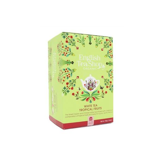 ENGLISH TEA SHOP BÍLÝ ČAJ S TROPICKÝM OVOCEM 20 KS