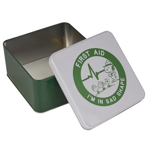 PEANUTS DÓZA FIRST AID - ZELENÁ