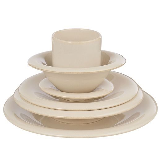 BON TON TALÍŘ NA TĚSTOVINY  23 CM - BÉŽOVÁ