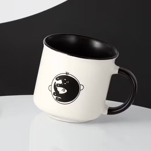 HOME & YOU HRNEK KOČKA V HRNCI 250 ML - BÍLÁ