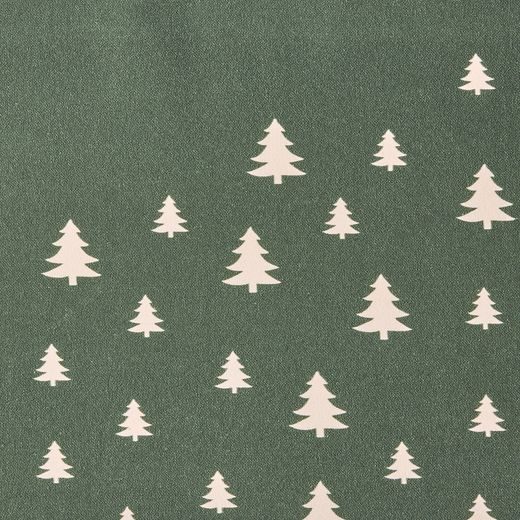 TREES BĚHOUN NA STŮL 160 X 50 CM - TM. ZELENÁ