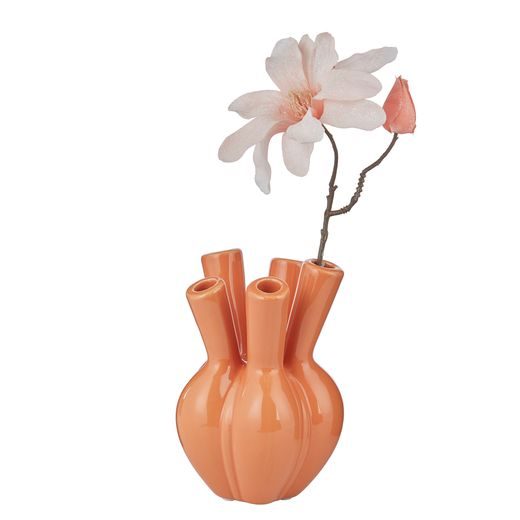 ARRANGEMENT VÁZA 18 CM - ORANŽOVÁ