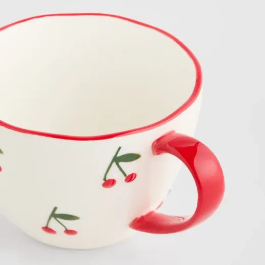 HOME &AMP; YOU ŠÁLEK NA KÁVU S PODSTAVCEM 200 ML , TŘEŠEŇ