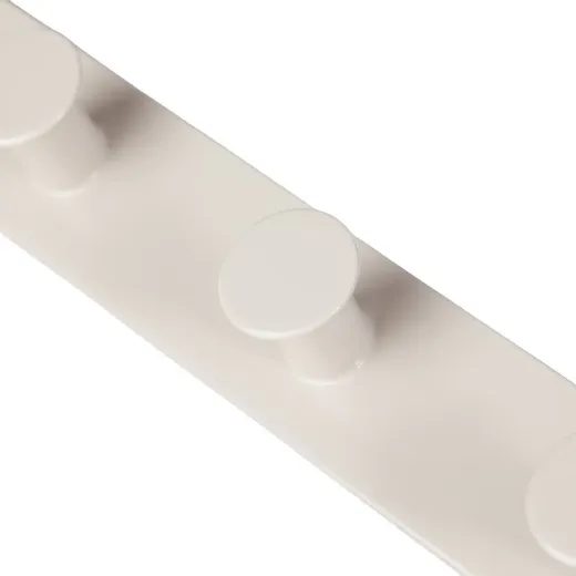 BASIC VĚŠÁK NA DVEŘE S 4 HÁČKY - BÉŽOVÁ