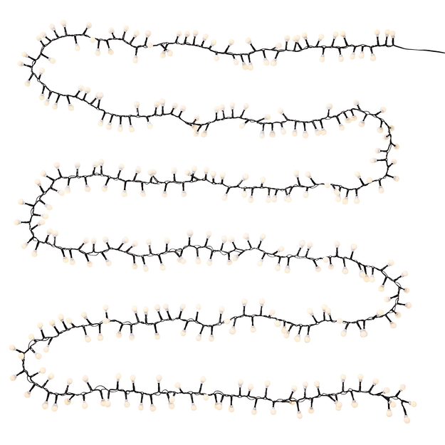 WHITE BULBS SVĚTELNÝ ŘETĚZ VENKOVNÍ MINI ŽÁROVKY 300 SVĚTEL