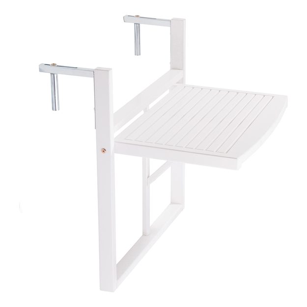 LODGE BALKONOVÝ SKLÁDACÍ STŮL - BÍLÁ