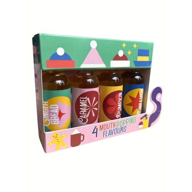 SANTA'S SYRUP SLEIGH SADA SIRUPŮ 45 ML 4 KS