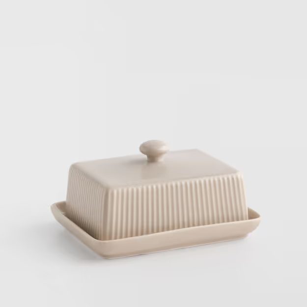 HOME &AMP; YOU KERAMICKÁ MISKA NA MÁSLO 16 CM , BÉŽOVÁ BARVA